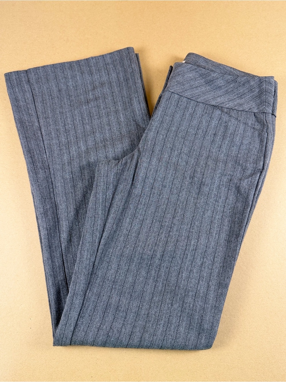 Ann Taylor LOFT Women's Gray Size 2 Pinstripe Original Trousers Pants